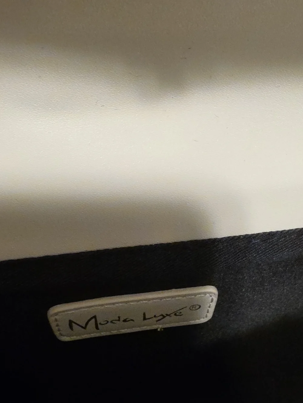 Moda Luxe Plush Shearling Shoulder Bag in Cream